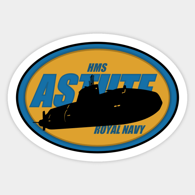 HMS Astute Royal Navy Sticker by Firemission45